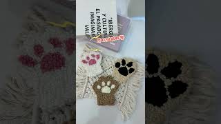 簡約版的簇絨槍看過嗎！ #diy #手作diy #簇絨槍 #俄羅斯刺繡 #杯墊 #毛線 #高雄