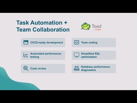 Work smarter, not harder with Toad for Oracle