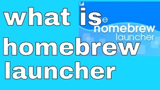 What is homebrew on the 3ds? homebrew launcher explained!