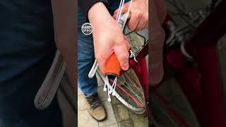 Cyclists are a Godsend! Life Hack with a Zip Tie and Bike Grips #bike