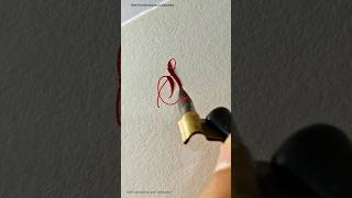 How to write letter S in Calligraphy #shorts