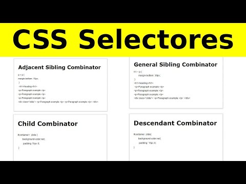css selectors cheat sheet | types of css selectors