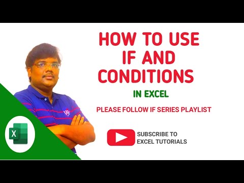 EN | How to use if and condition in Excel | EXCEL TUTORIALS  | #msexcel #exceltips #excel