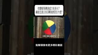物體極限轉速威力有多大？輪胎加速10000轉後會發生什麼?#科普 #漲知識