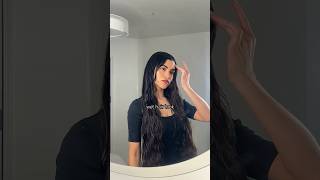 Wet Hair Look.