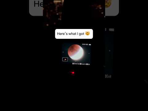 Total lunar eclipse - one year ago today 🤯 #shorts #eclipse #lunareclipse  #moon