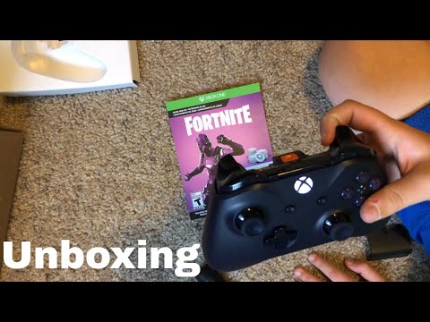 Fortnite Dark Vertex Xbox One Controller Unboxing