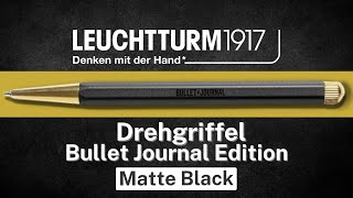 Leuchtturm1917 Drehgriffel Nr 1 Gel Pen  Bullet Journal  Edition - Black Matte