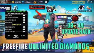 FREE FIRE NEW DIAMOND HACK || FF NEW MOD MENU APK || UNLIMITED DIAMOND SCRIPT