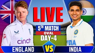 INDIA vs ENGLAND, Last Test 4th Day Live Commentary & Updates | IND vs ENG Live Match | Last Inng