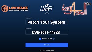 Patching UniFi Against The Log4J CVE-2021-44228 Vulnerability