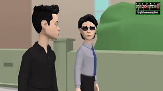 Talking about relatives /English conversation for beginner's /Cartoon video.