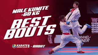Best Bouts of Karate1Rabat: MALE KUMITE -60KG | WORLD KARATE FEDERATION