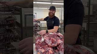 🦬 Can you guess how much a half a bison yields for a retail butcher store? #shorts #bison