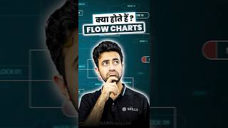 Coding mein flowcharts hote kya hain😒🤔!! #collegewallah #shorts #coding