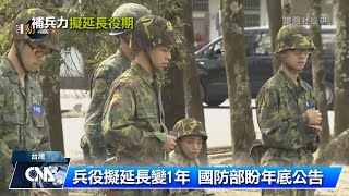 兵役擬延長 專家籲讓役男學習戰鬥技能｜中央社影音新聞