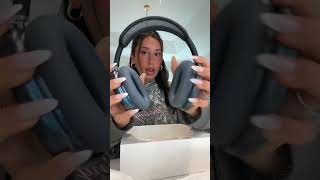 AirPod max unboxing 🤭#viral #unboxing #asmr #fyp #headphones #airpodmax #airpods #haul #asmrsounds