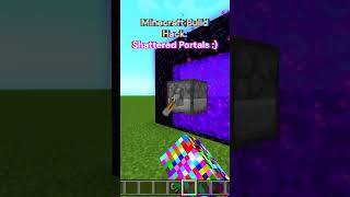 Glitched Portals! #shorts #minecraft #itsmejames #minecraftglitches #minecraftshorts #fyp