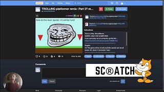 Trolling Platformer| scratch games|@unstoppableamay #scratch3