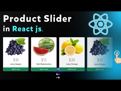 Responsive product slider in React js | MultiItem E-Commerce Product Slider | Touch slider Swiper js