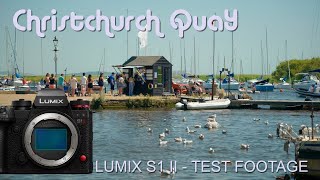 Lumix S1 II - Sigma 28-105 f2.8 Video Walk - Christchurch Quay