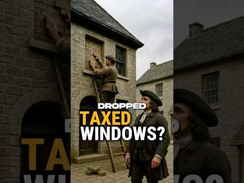Interesting History: WINDOW TAX in 17th Century 💸 #history