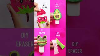 DIY Eraser #shorts #art #craft #love #diy #papercraft #eraser #youtubeshorts