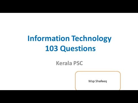 IT& Cyber law PSC Questions, Kerala PSC IT& Cyber law Question Answeres, IT& Cyber Act Question Answ