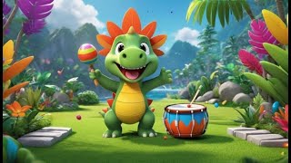 Dino World Adventure Song | Exciting Dinosaur Journey for Kids | Fun Toddler Dino Rhyme