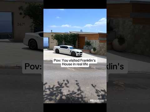 Visiting Franklin's house in real life #gta5 #rockstargames #gtav #franklinclinton