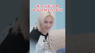 チャンビンの隣に座りたいピリちゃんがかわいすぎる チャンリクスいつまでも仲良しで♡ #straykids #スキズ #felix #changbin #fyp
