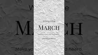 Wishing you a marvellous March! 🍀💓👑 #newmonth #newmindset #march2023 #behappy