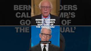 Bernie Sanders calls Trump's GOP 'cult of the individual'