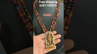 Rakhi special jewellery collections #letest #new #goldjewellery #trendy #shorts #blackbeeds #veral
