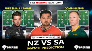 SA vs NZ Dream11 Prediction | New Zealand vs South Africa T20 2nd Match 2025 Tips