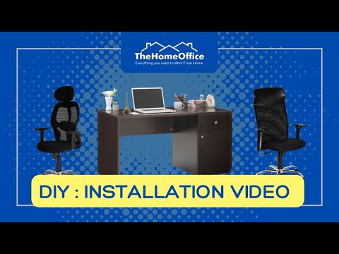 THO MANUAL SIT AND STAND DESK - N04 | Furniture Desk Installation | Work From Home Furniture | THO