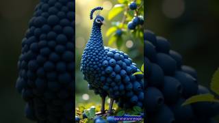 "Exotic Bird-Fruit Hybrids: A Fusion of Nature’s Wonders! 🍓🦜✨ #shorts"