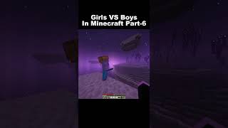 Girls VS Boys in Minecraft Part-6 #indiangamer #hindigameplay #minecraftfunny #funny #noob #pro