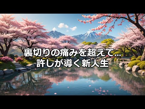 裏切りの痛みを超えて・・・許しが導く新人生