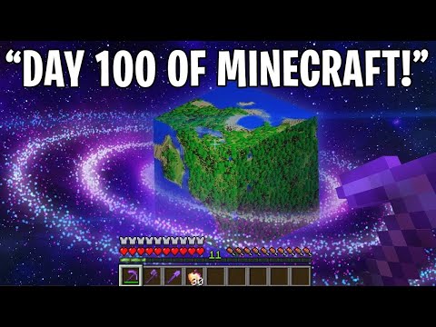 fake 100 day hardcore minecraft videos be like