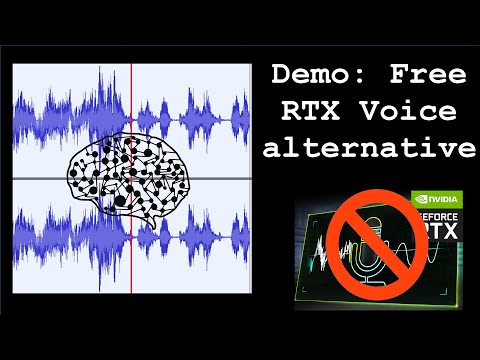 Demo: neural network noise filter -  NOT RTX Voice