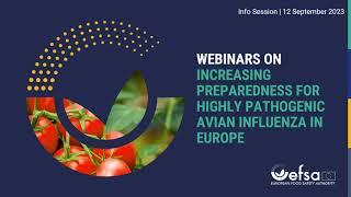 Webinars on increasing preparedness for highly pathogenic avian influenza in Europe