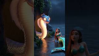 A marmaid suffering in the rain. #shorts #snake #marmaid #ai