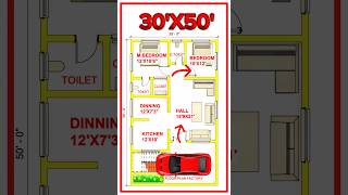 "30x50 East Facing Vastu Floor Plan | Perfect Home Design"
