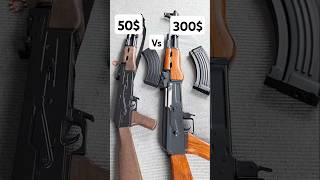 Cap Rifle AK-47 50$ Vs Airsoft AK-47 300$ #airsoft #cap