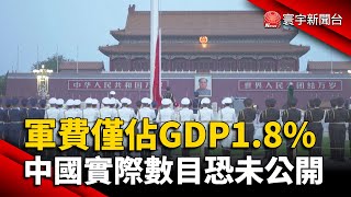 中國稱軍費僅佔GDP1.8% 實際數目恐未公開 @globalmoneytv