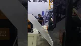 Stable production at 45m per min #airbubble #bubblemachine #machine #bubblewrap #factory #bubble