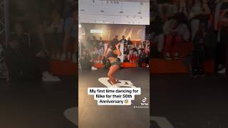 My first job dancing for Nike 🥹 #nike #dance #dancer #firstjob #prodancers