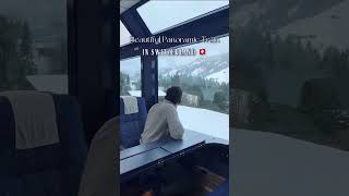 This is the MOST Beautiful Train Ride in Switzerland! Full of SNOW!!!
