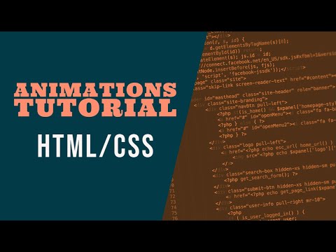 Animations - Tutorial | HTML/CSS | - | Part I |